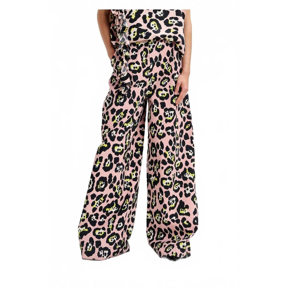 NEW ESSENTIEL ANTWERP jenesis wide leg pants in combo1 pink pastel